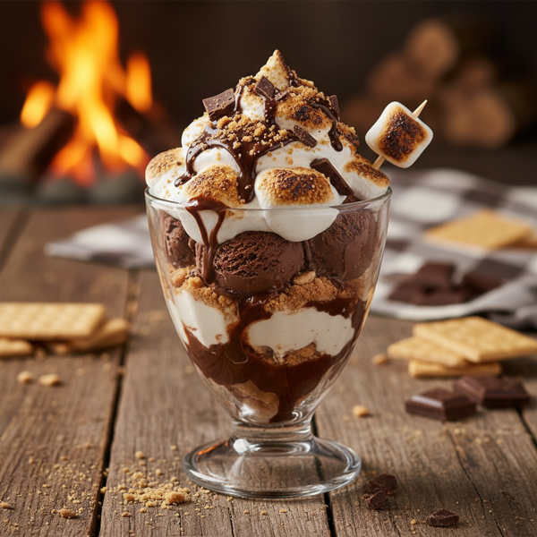 Decadent S'mores Ice Cream Delight recipe