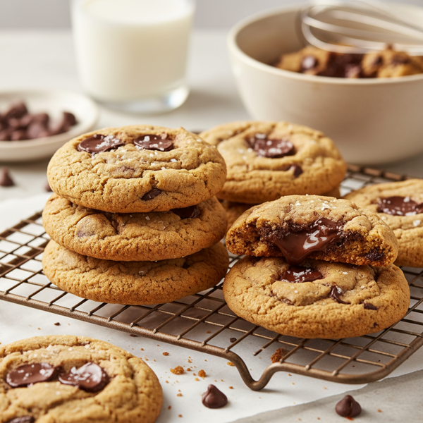 Decadent Soft Batch Chocolate Chip Cookies recipe