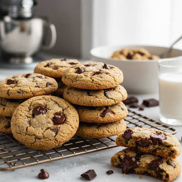 Decadent Soft Chocolate Chip Cookies recipe