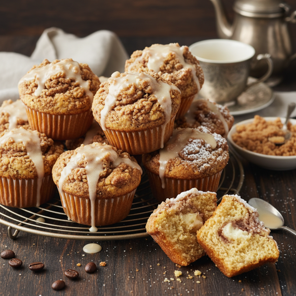 Decadent Sour Cream Coffee Cake Muffins recipe