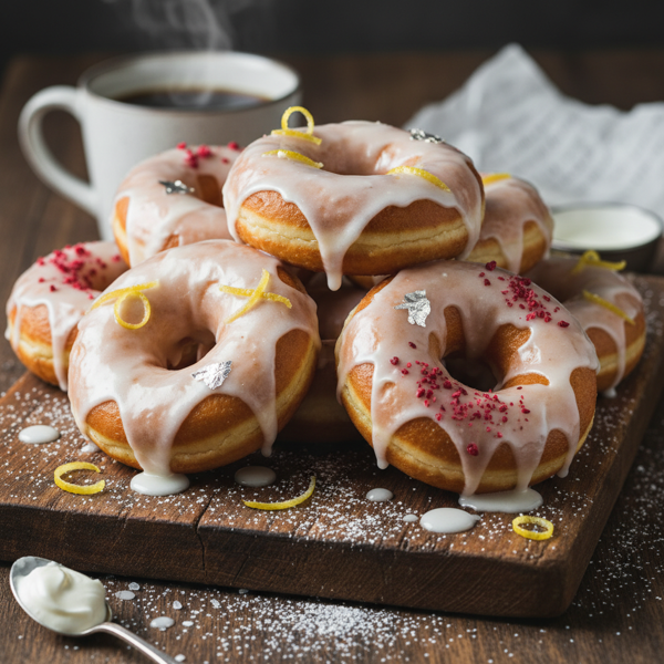 Decadent Sour Cream Doughnuts recipe