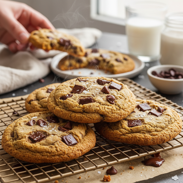 Decadent Sourdough Chocolate Chip Delight Cookies recipe