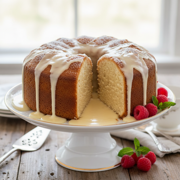 Decadent Southern Cream Cheese Pound Cake recipe