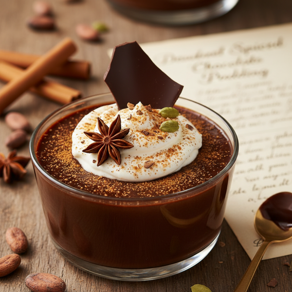 Decadent Spiced Chocolate Pudding recipe