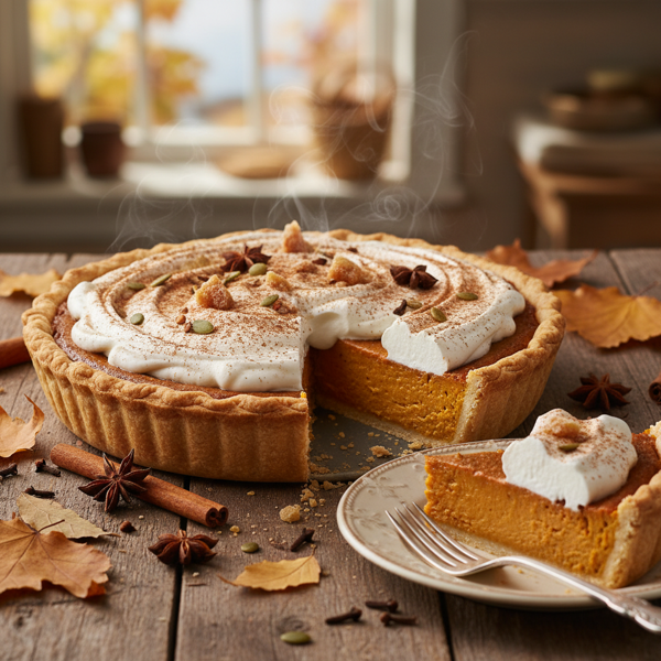 Decadent Spiced Pumpkin Pie recipe