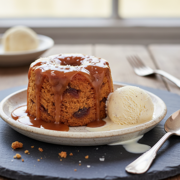 Decadent Sticky Date Cake with Rich Toffee Glaze recipe