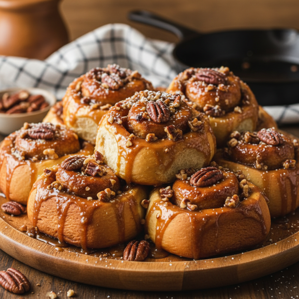 Decadent Sticky Pecan Sweet Rolls recipe