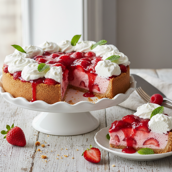 Decadent Strawberry Cream Cheese Dream Pie recipe