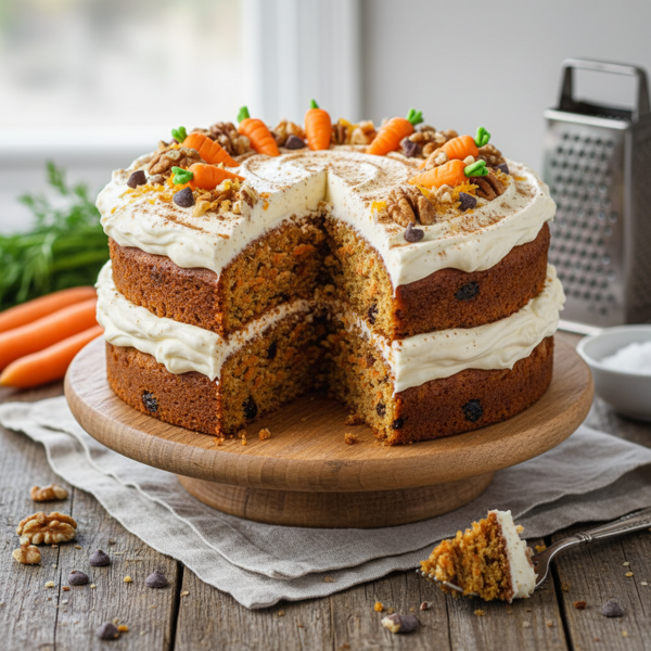 Decadent Sugar-Free Carrot Cake Delight recipe