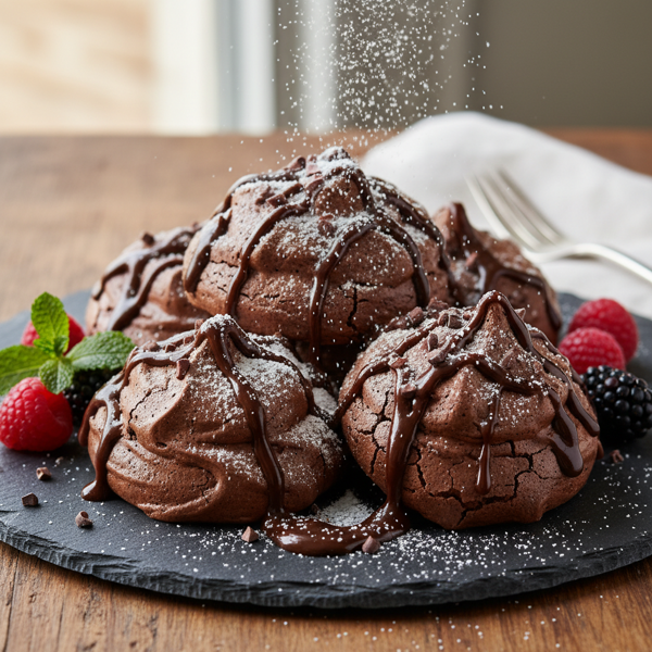 Decadent Sugar-Free Chocolate Meringue Delights recipe