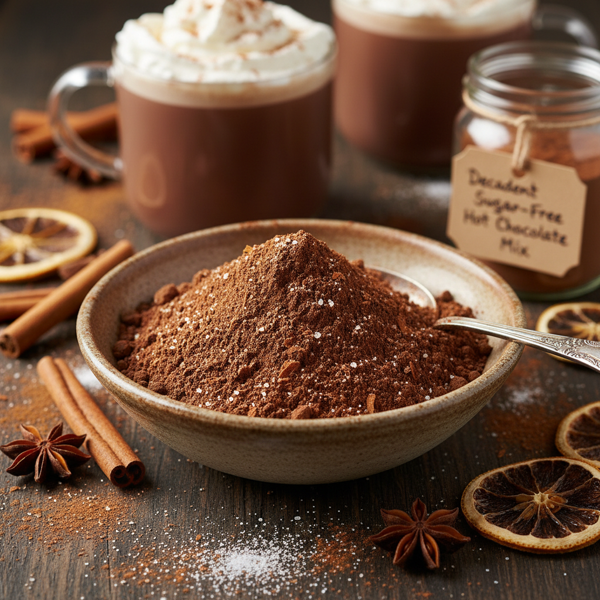 Decadent Sugar-Free Cinnamon Hot Chocolate Mix recipe