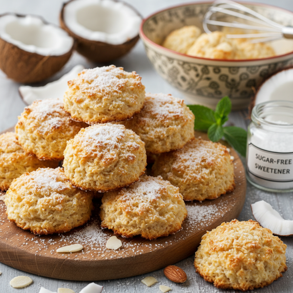 Decadent Sugar-Free Coconut Macaroons recipe