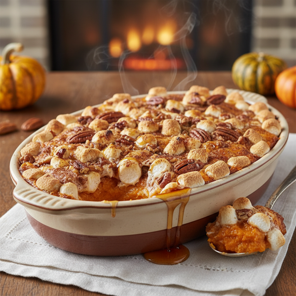 Decadent Sweet Potato Casserole recipe