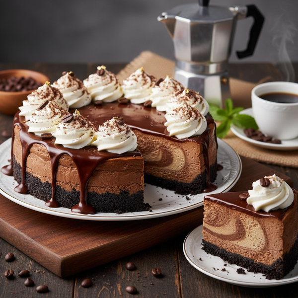 Decadent Swiss Mocha Cheesecake recipe