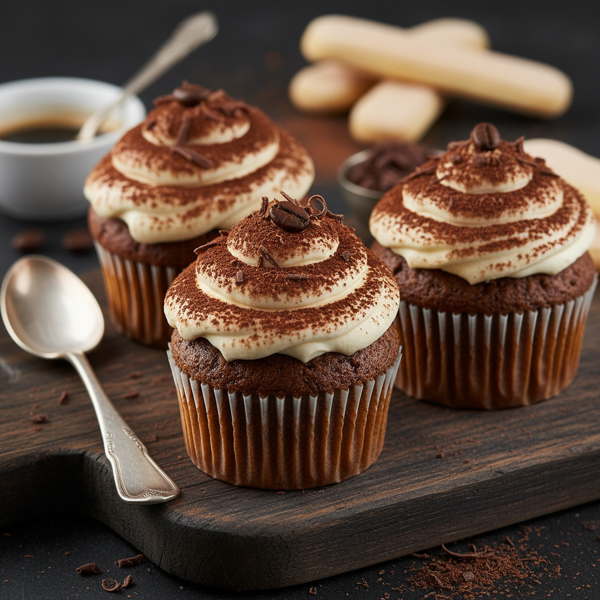 Decadent Tiramisu Cupcakes recipe