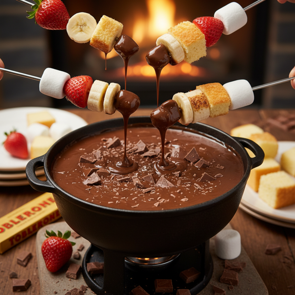 Decadent Toblerone Chocolate Fondue Delight recipe