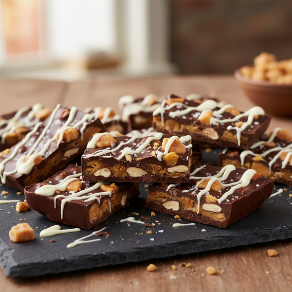 Decadent Toffee Crunch Bark recipe