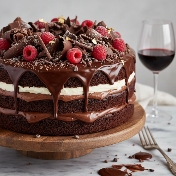 Decadent Triple Chocolate Indulgence Cake recipe