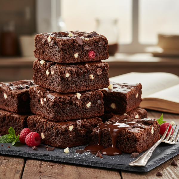 Decadent Triple Fudge Brownies recipe