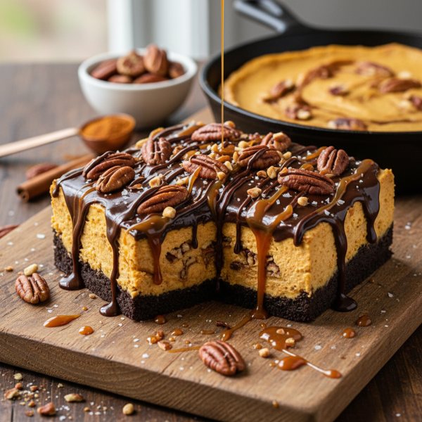 Decadent Turtle Pumpkin Delight recipe