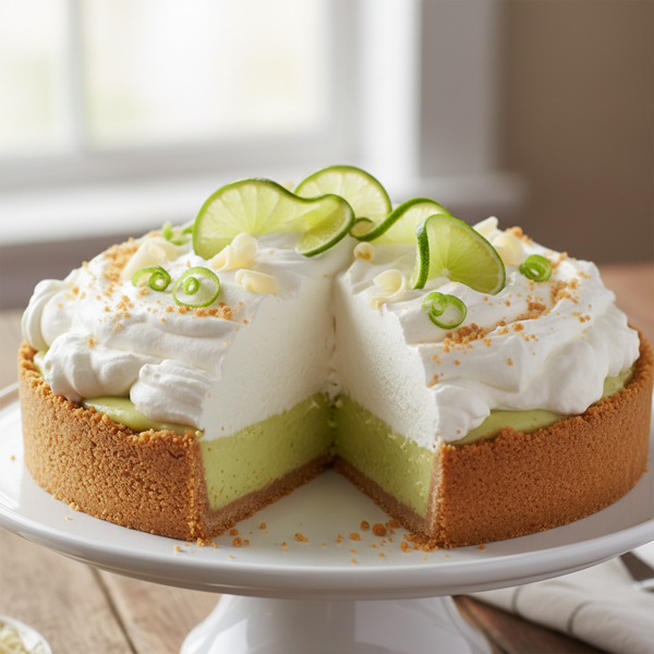 Decadent Two-Layer Key Lime Cream Pie recipe