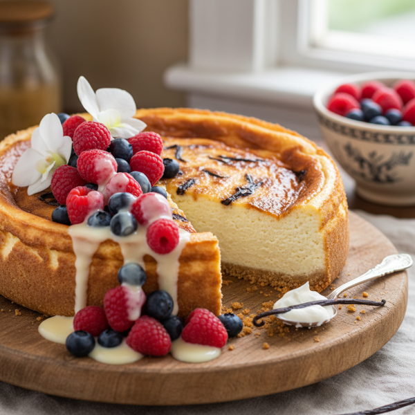 Decadent Vanilla Bean Cheesecake Delight recipe