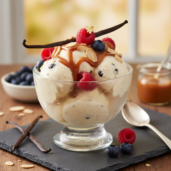 Decadent Vanilla Bean Frozen Custard Delight recipe