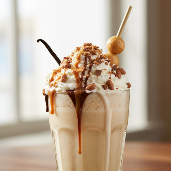 Decadent Vanilla Malt Madness Shake recipe