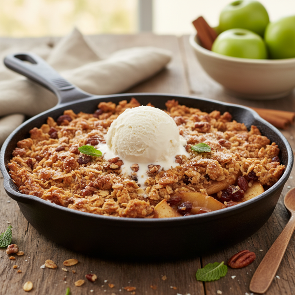 Decadent Vegan Apple Crisp Delight recipe
