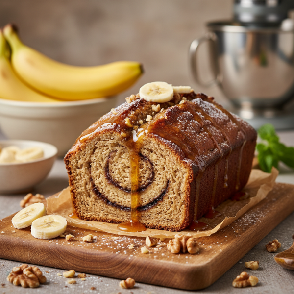 Decadent Vegan Banana Bread recipe