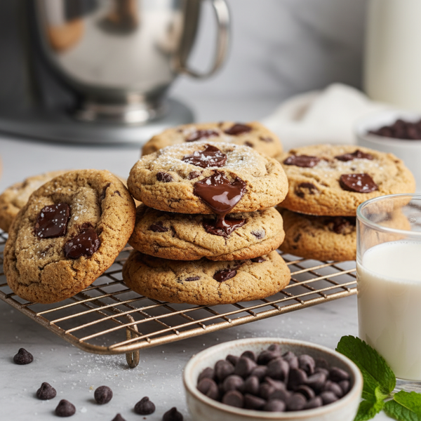 Decadent Vegan Chocolate Chip Cookies recipe