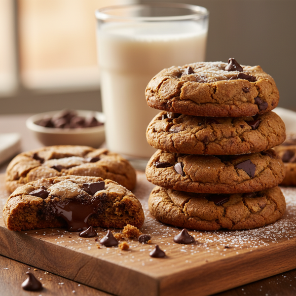 Decadent Vegan Chocolate Chip Delight Cookies recipe