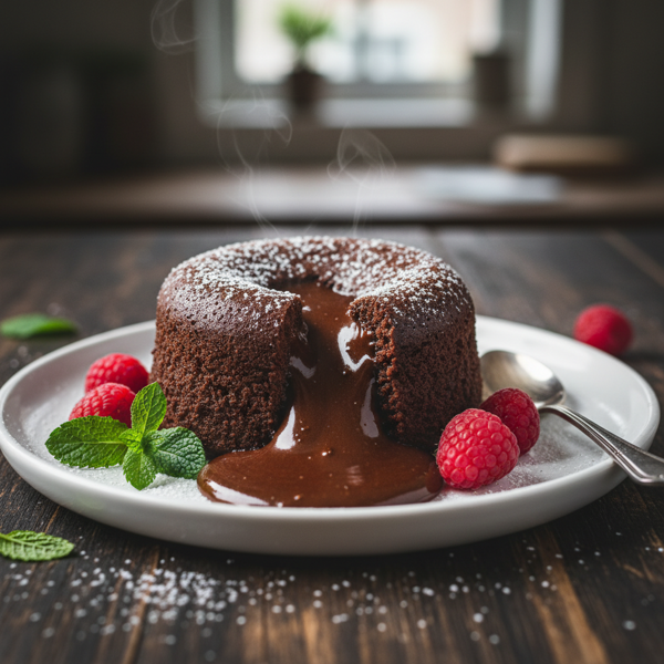 Decadent Vegan Chocolate Lava Cake recipe