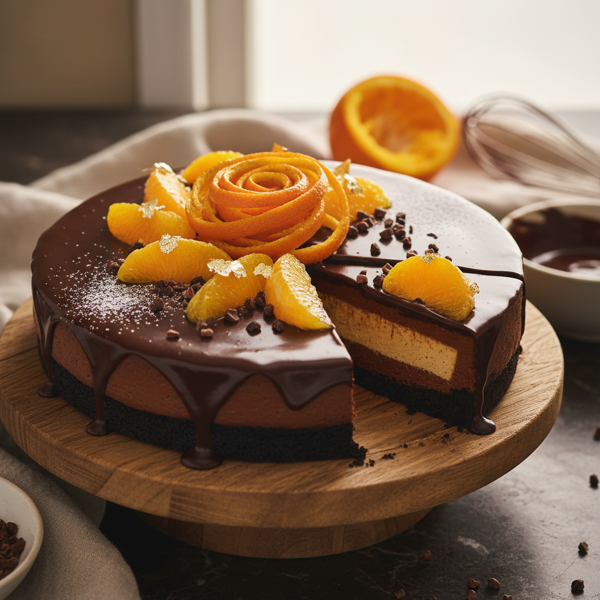 Decadent Vegan Chocolate Orange Torte recipe