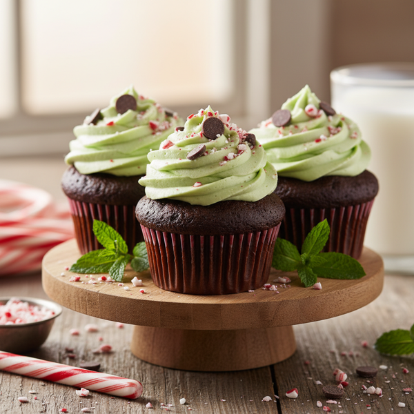 Decadent Vegan Chocolate Peppermint Cupcakes recipe