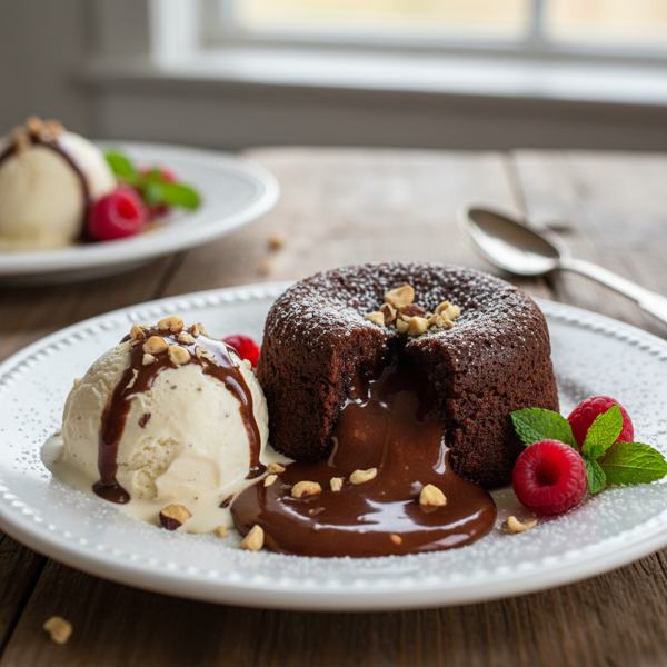 Decadent Vegan Hot Fudge Lava Cake recipe