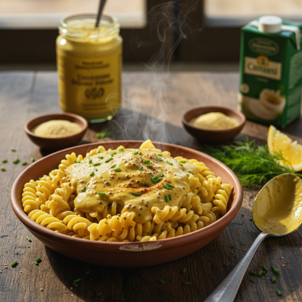 Decadent Vegan Mustard Cream Sauce recipe