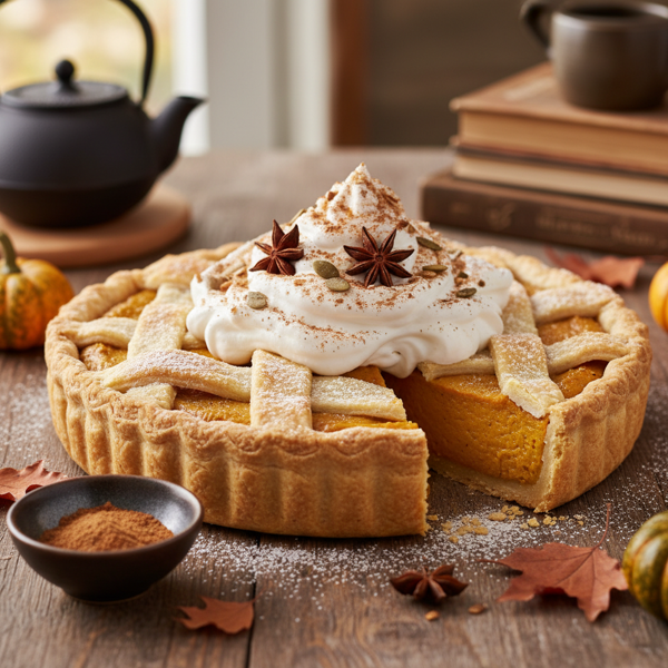 Decadent Vegan Pumpkin Spice Pie recipe