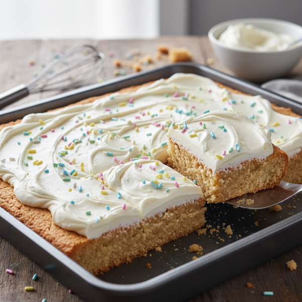 Decadent Vegan Sugar Cookie Bars with Creamy Frosting recipe