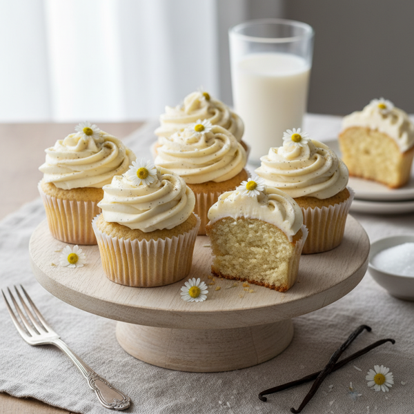 Decadent Vegan Vanilla Cupcakes recipe