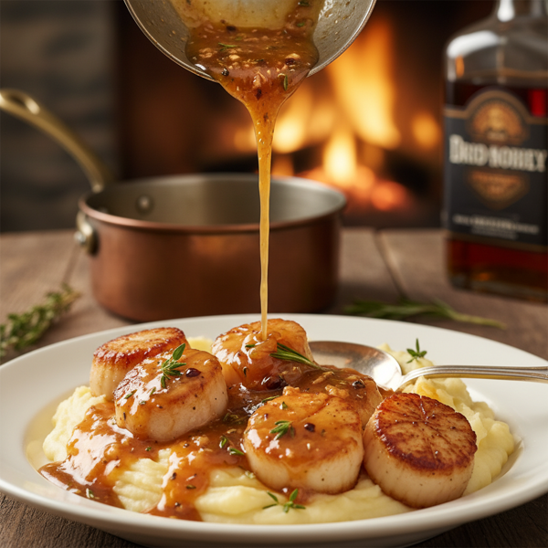 Decadent Whiskey Butter Sauce recipe