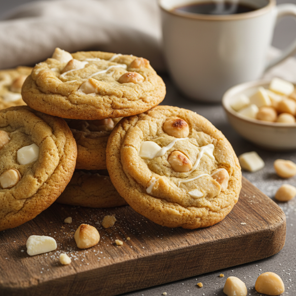 Decadent White Chocolate Macadamia Nut Cookies recipe