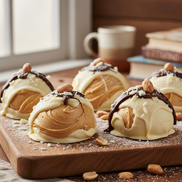 Decadent White Chocolate Peanut Butter Delights recipe