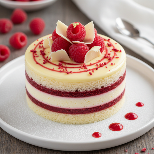 Decadent White Chocolate Raspberry Delight recipe