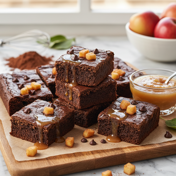 Decadent Whole Wheat Brownies with Applesauce recipe
