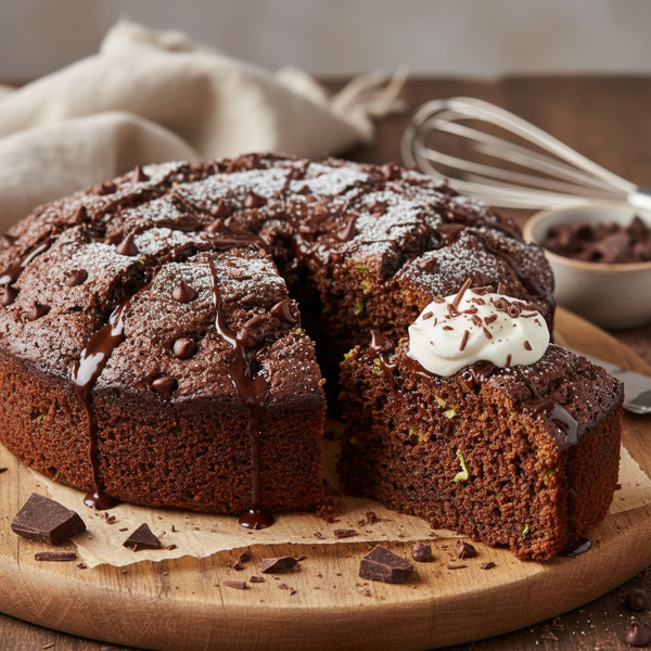Decadent Zucchini Chocolate Chip Delight recipe