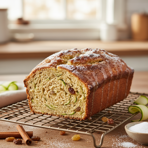 Decadent Zucchini Cinnamon Delight Bread recipe