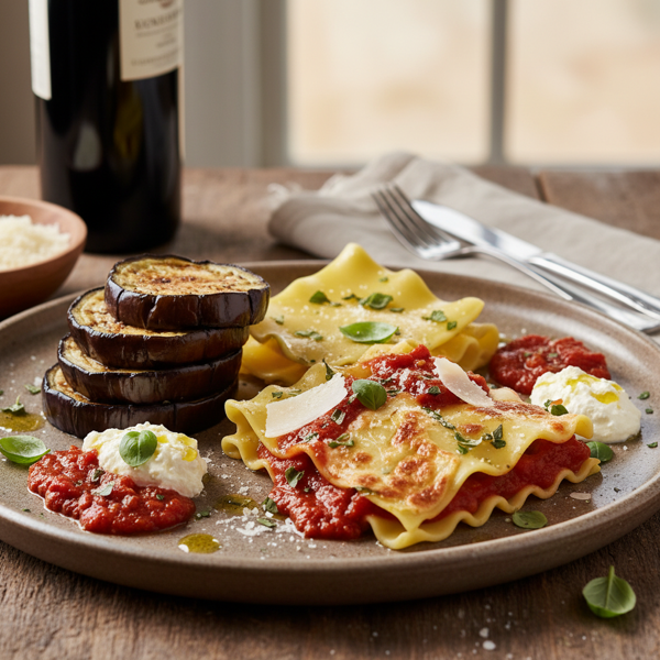 Deconstructed Italian Eggplant Lasagna recipe