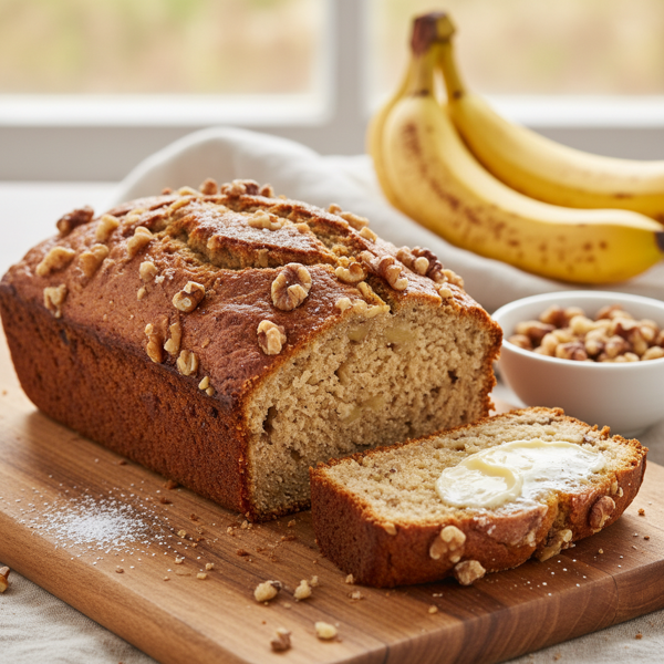 Delectable Banana-Nut Bread Delight recipe