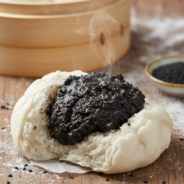 Delectable Black Sesame Bun Filling recipe